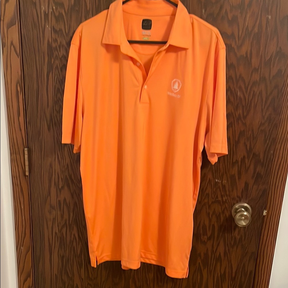 Greg Norman Collection Orange Polo Shirt Vibrant Casual Wear